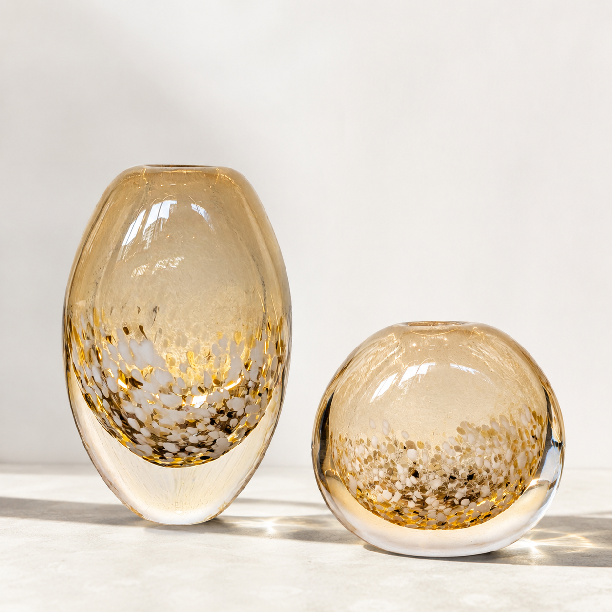 Dewdrop Glass Vase(Different Colours Available)