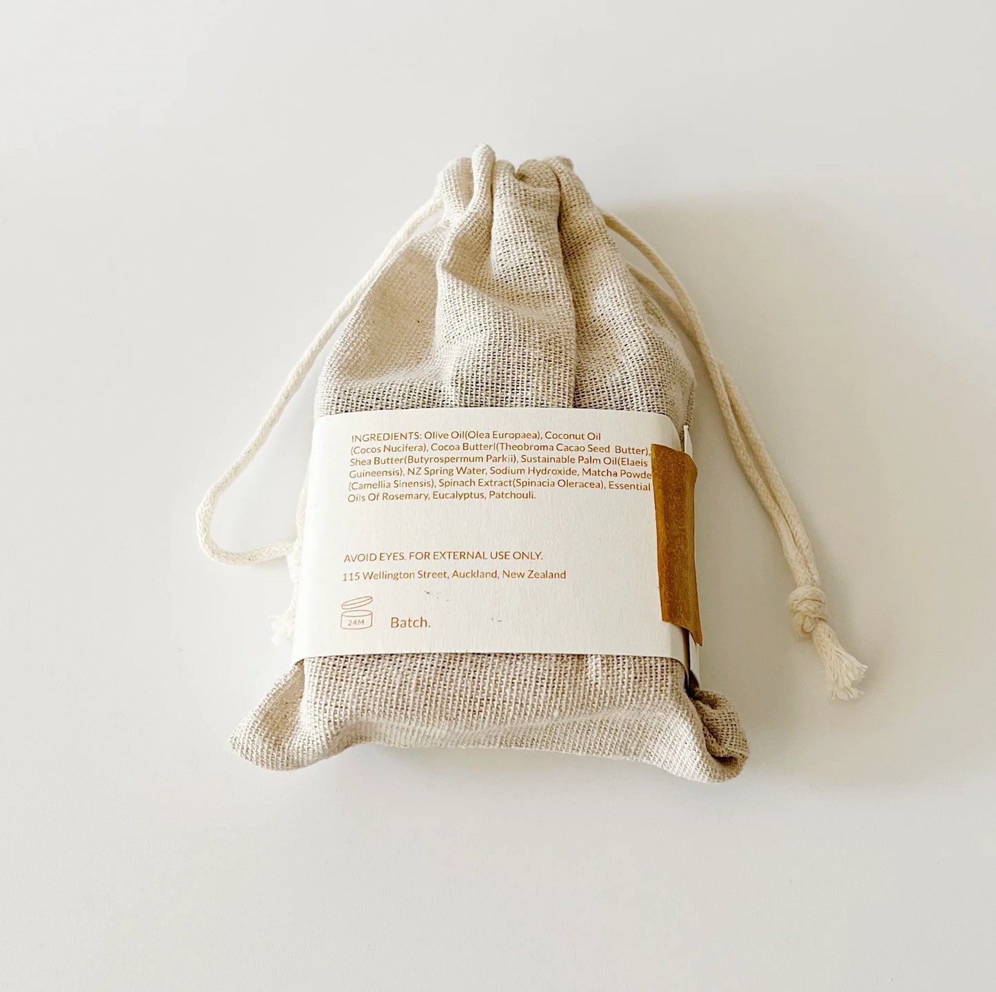 The Raw By Jess Face and Body Soap - Matcha + Rosemary