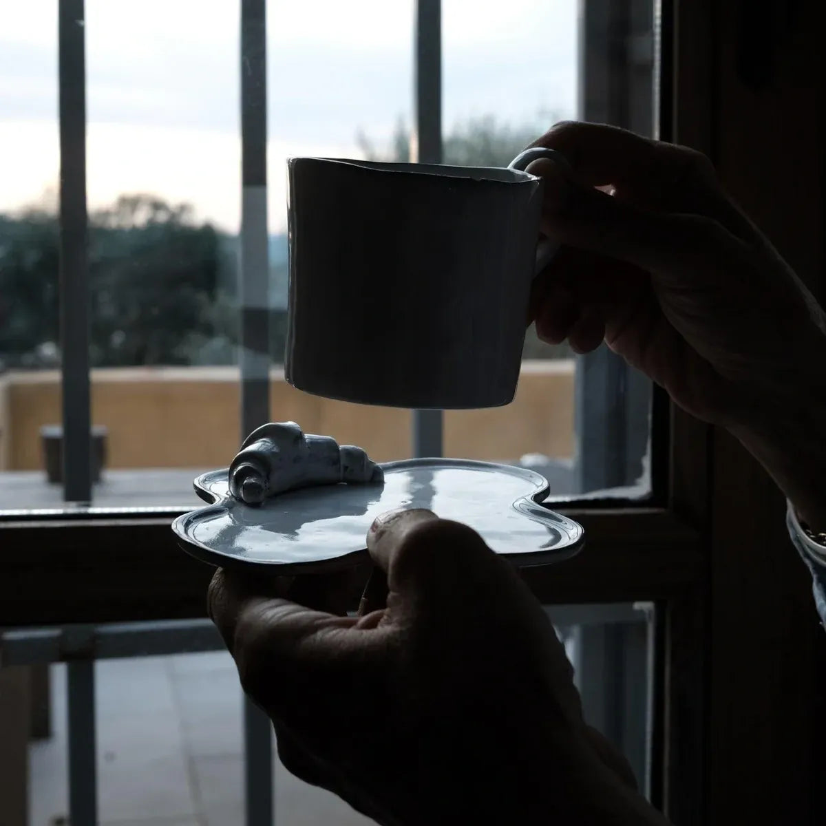 Carron Croissant Saucer