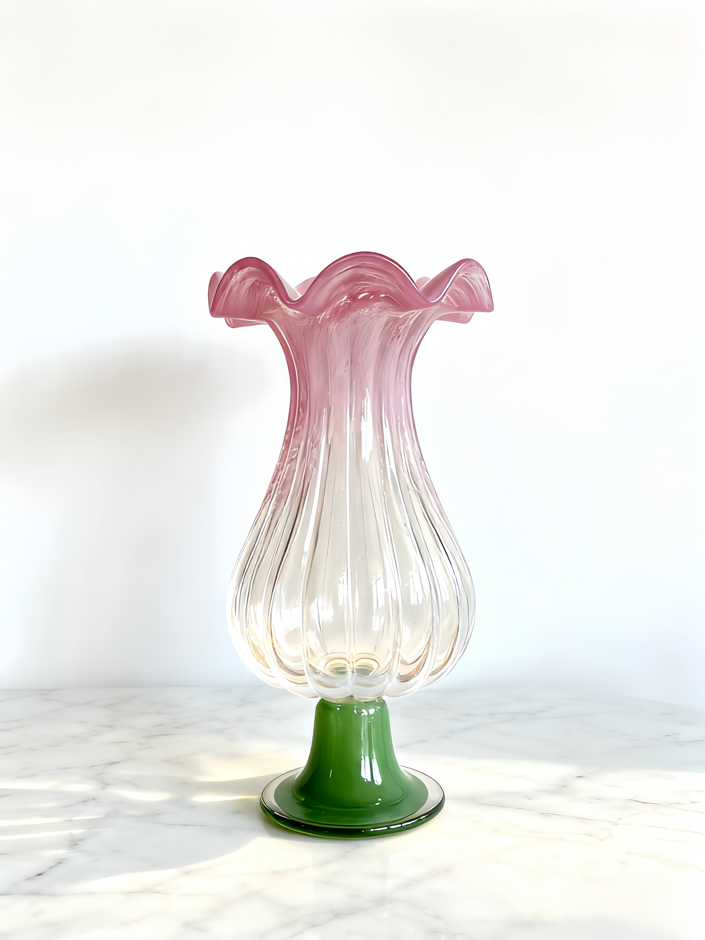 Blushing Stem Vase