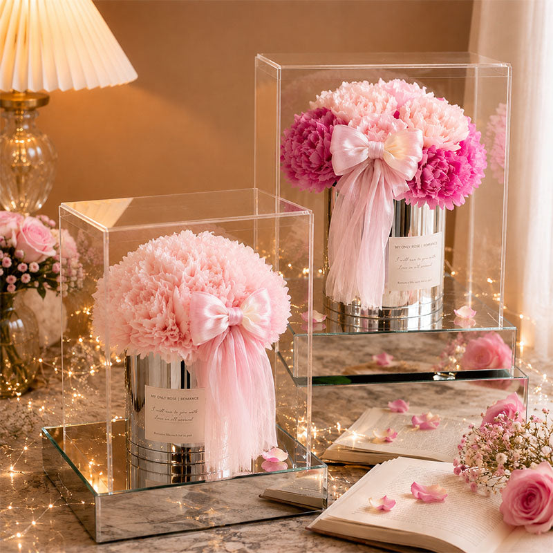 Preserved Flower Box - Ribbon Flower Ball