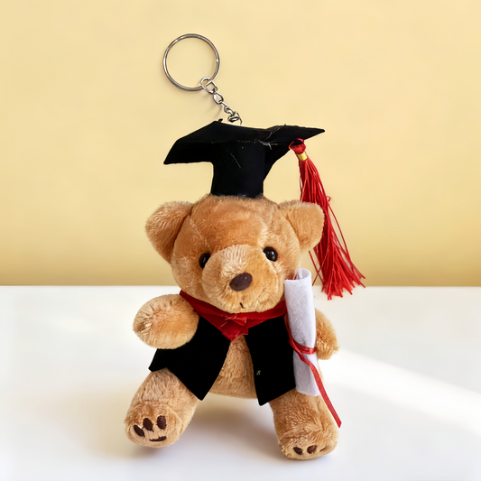 Graduation Bear Keyring
