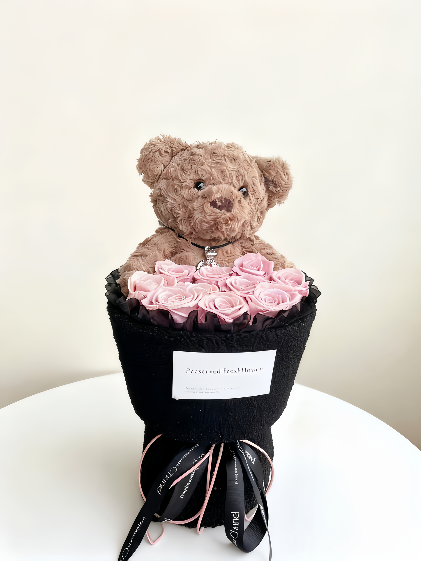 Eternal Rose & Teddy Embrace