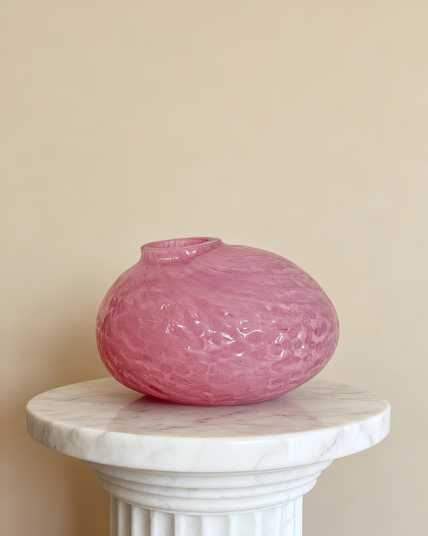 Pebble Vase - Rose Colour