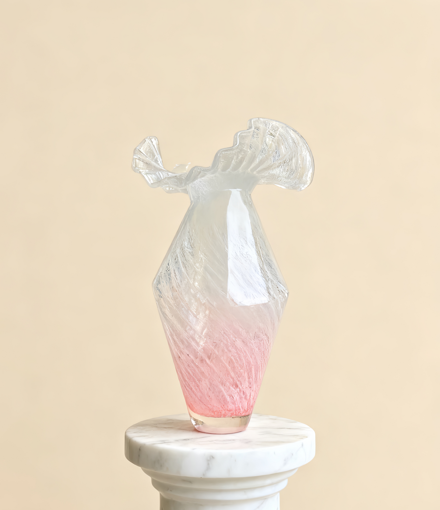 Blush Cascade Vase