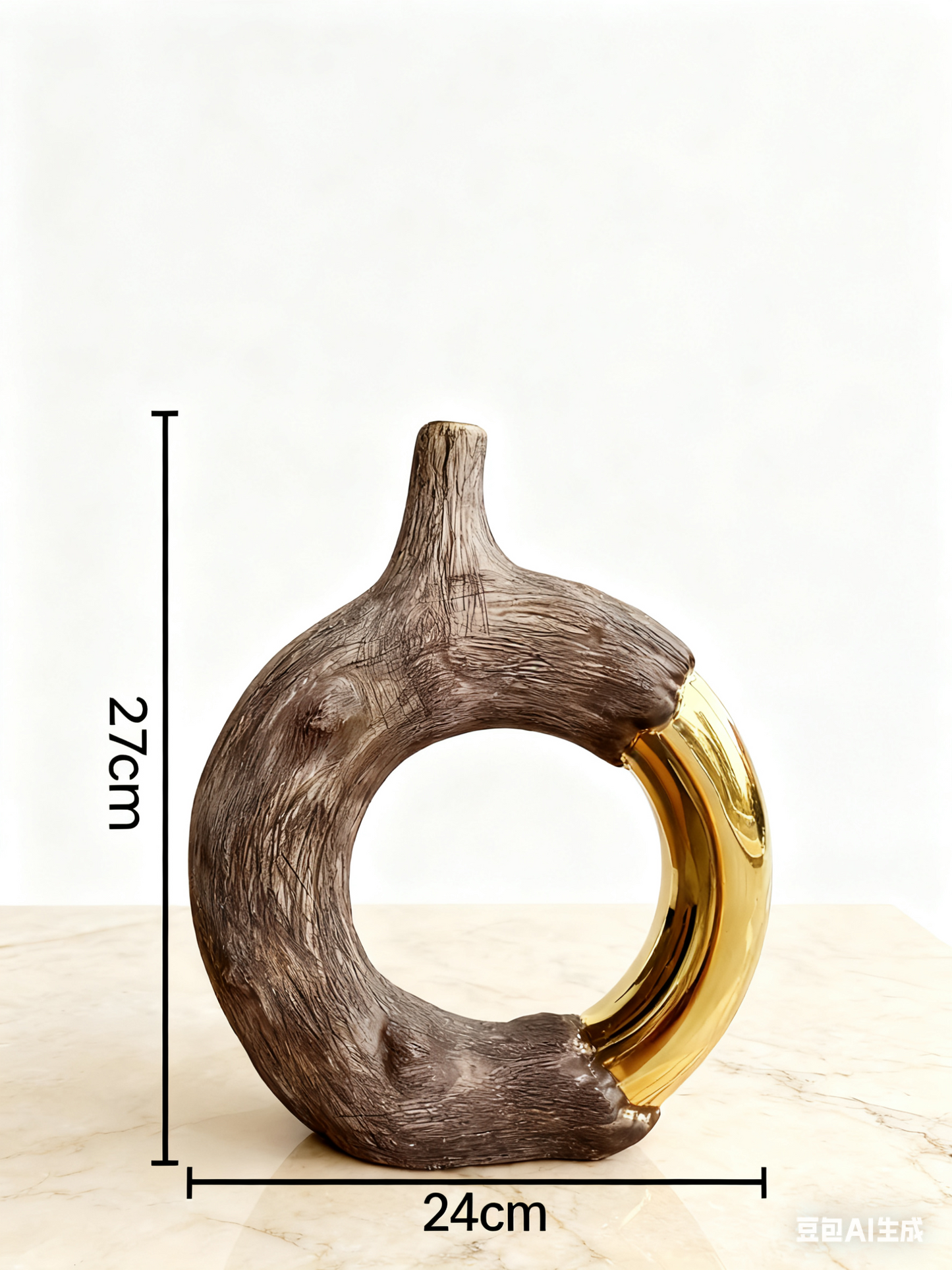 Sculptural Accent Vase