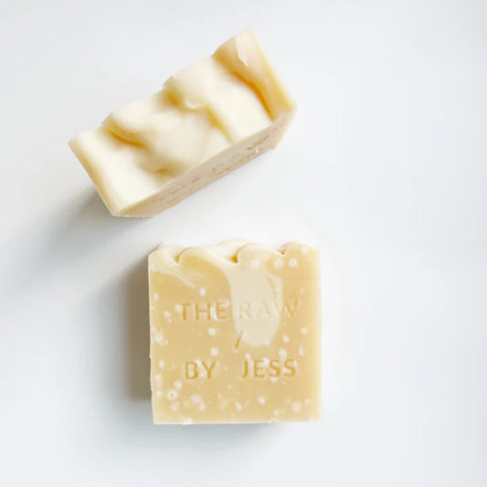 The Raw By Jess Face and Body Soap - Pink Salt + Lemon