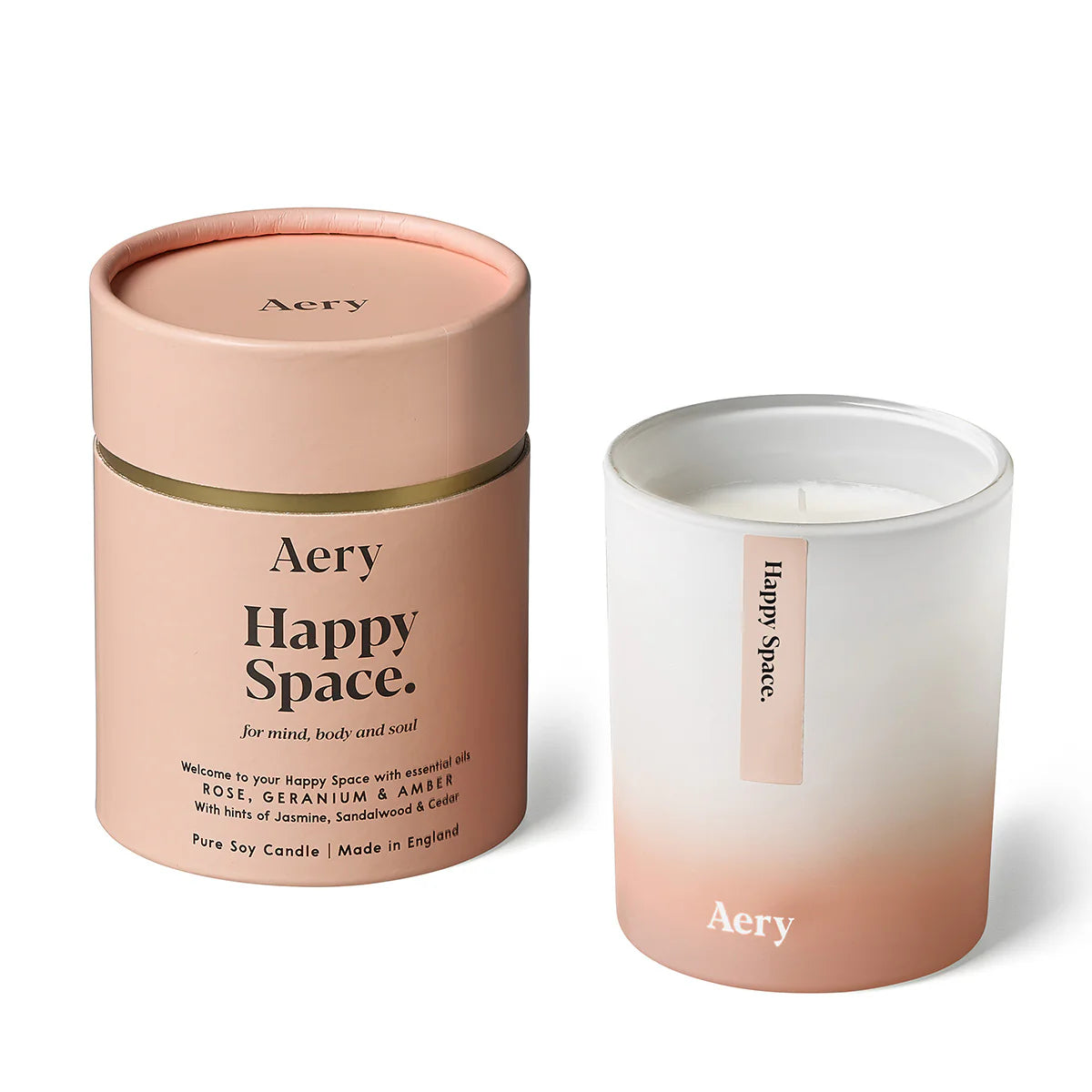 Aromatherapy 200g Soy Candle - Happy Space