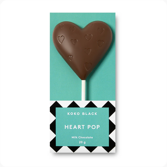 KOKOBLACK Chocolate Heart Pop | 20g