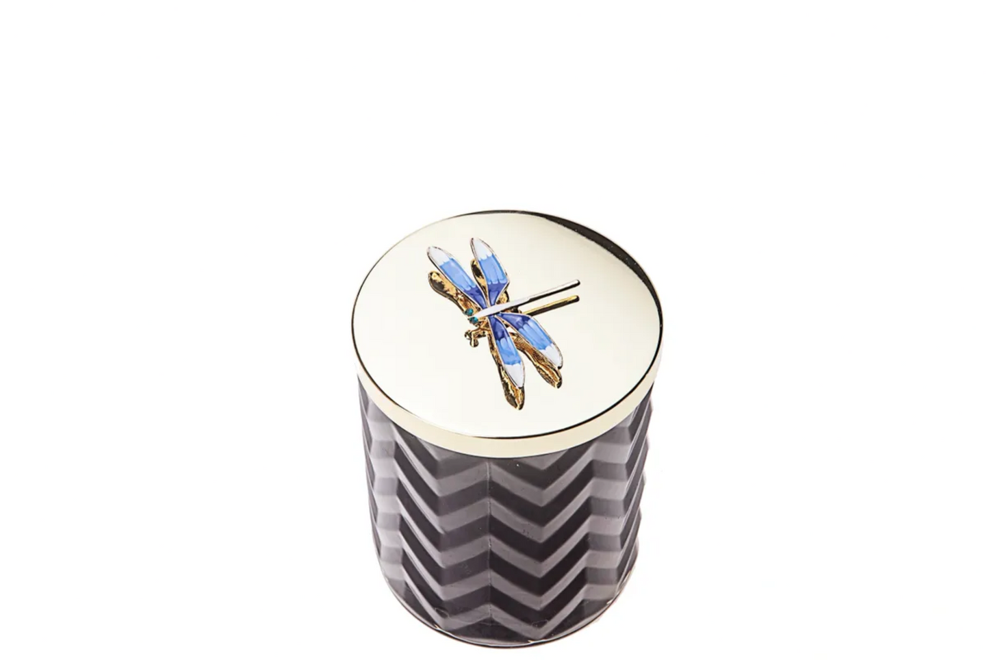 Cote Noire Scented Herringbone Candle (With Scarf & Brooch) - Eau De Vie