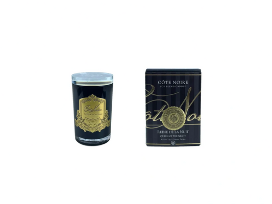 Cote Noire Crystal Glass Lid Candles 75g - QUEEN OF THE NIGHT