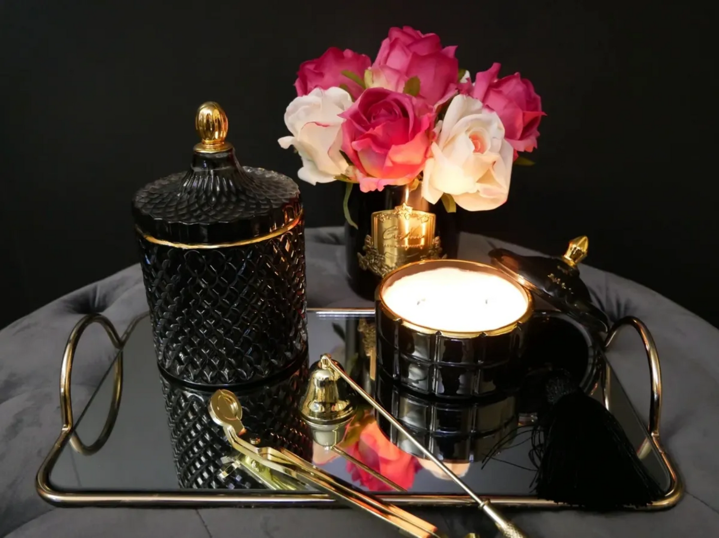 Cote Noire Art Deco Candle - QUEEN OF THE NIGHT