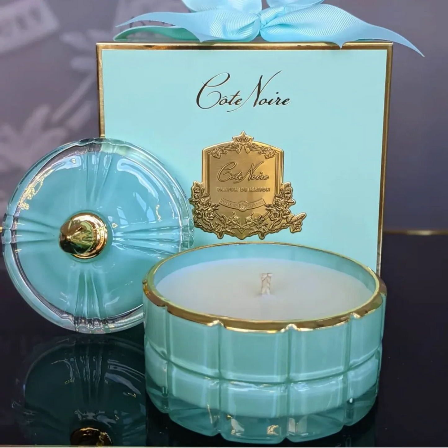 Cote Noire Art Deco Candle - PERSIAN LIME