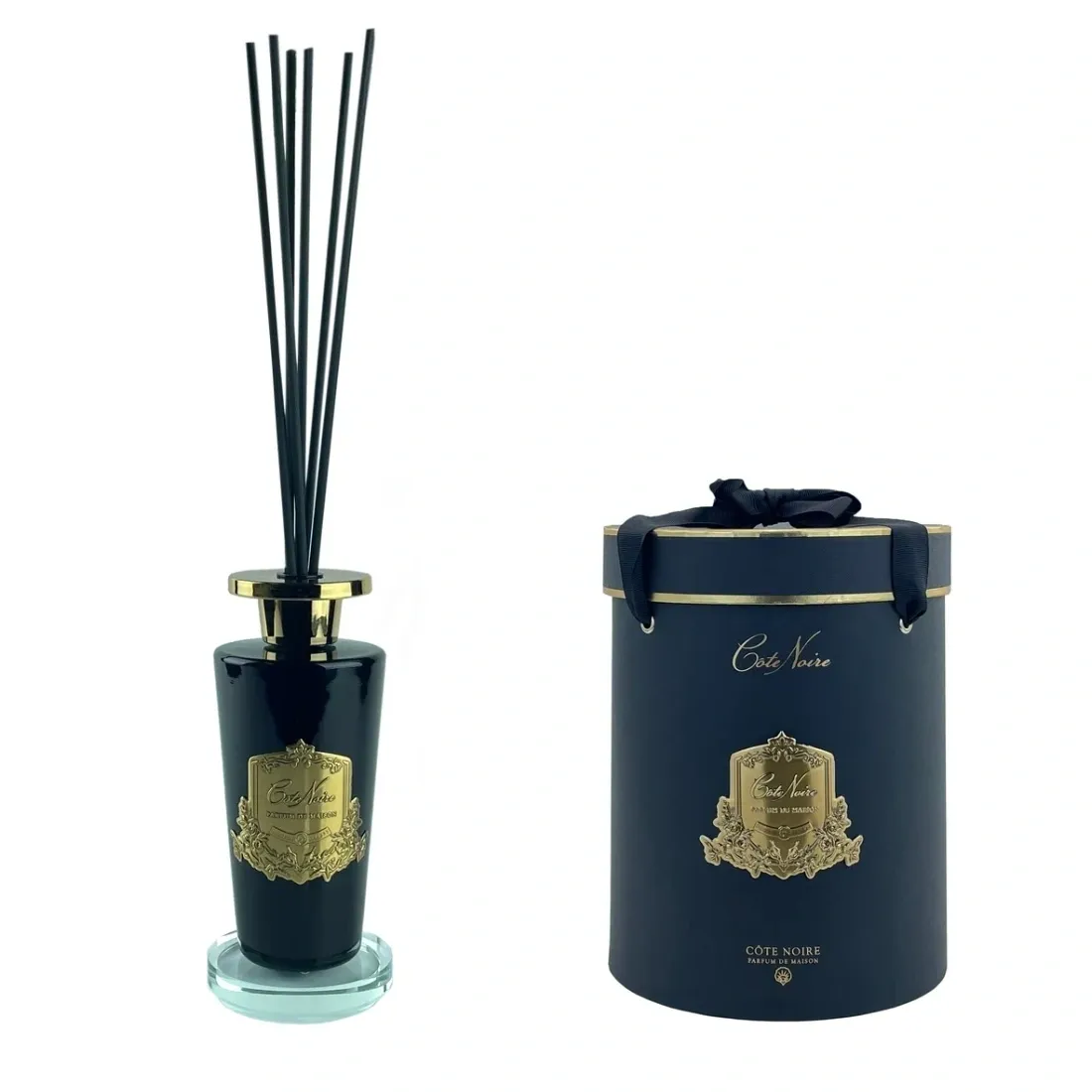 Cote Noire Diffuser with Gold Badge 500ml - PINK CHAMPAGNE