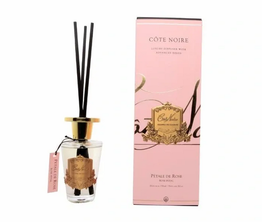 Cote Noire Refillable Diffuser 150ml - ROSE PETAL GOLD