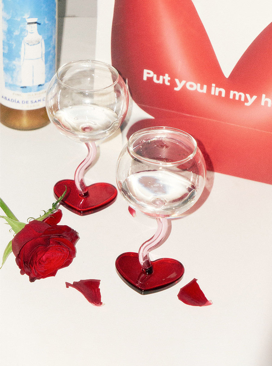 Soremo - Valentine's Heart Spiral Wine Glass (set)