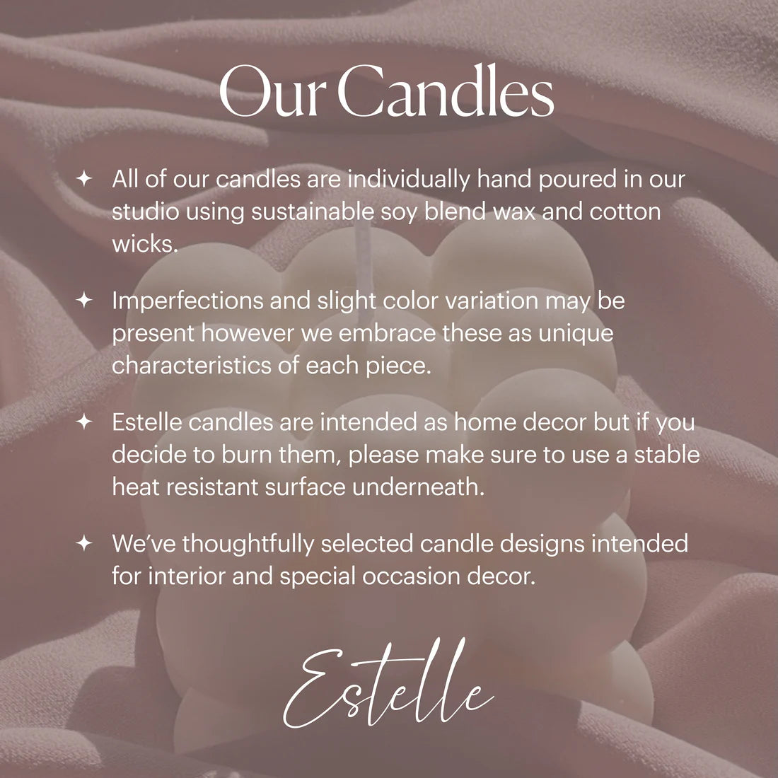 Estelle Large Clam Shell Soy Wax Candle