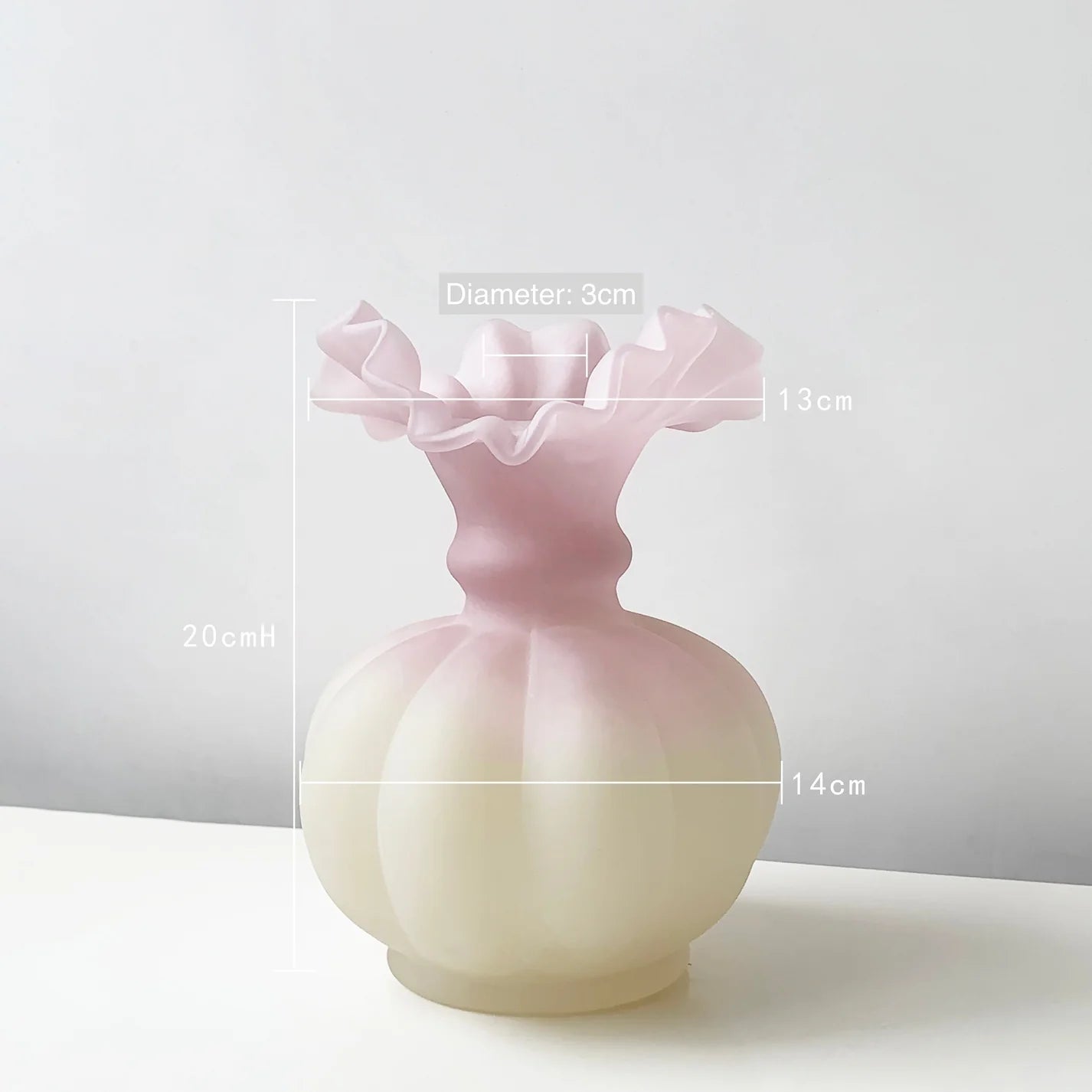 Mermaid Tail Flower Vase (Pink)