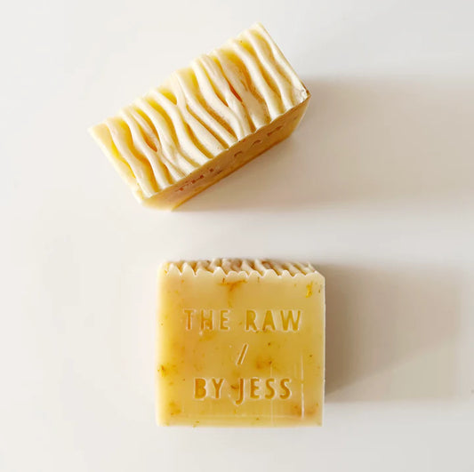 The Raw By Jess Face and Body Soap - Calendula + Lemongrass