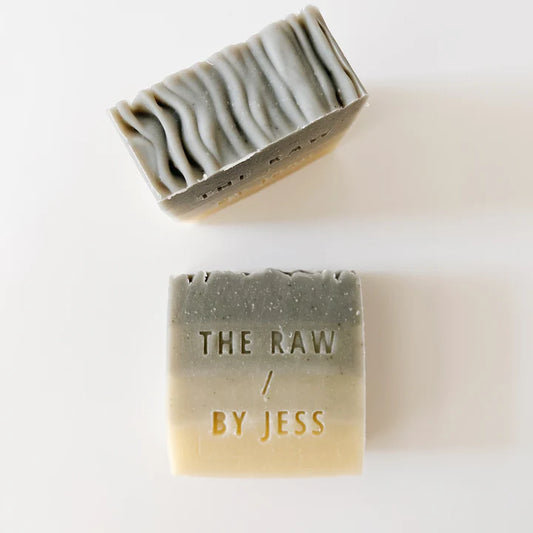 The Raw By Jess Face and Body Soap - Indigo + Frankincense