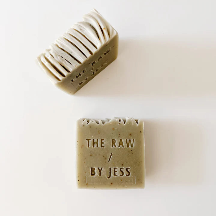 The Raw By Jess Face and Body Soap - Matcha + Rosemary