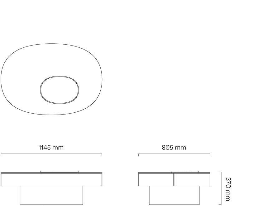 Designer 20° Circular Coffee Table