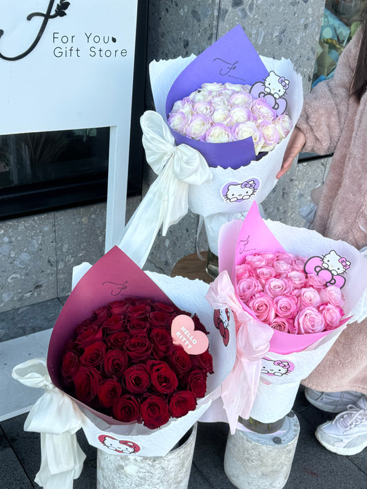 Kitty Kiss Bouquet (Qixi Festival Special Bouquet)