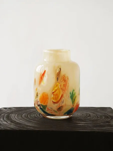 Impressionist Golden Horizon Vase