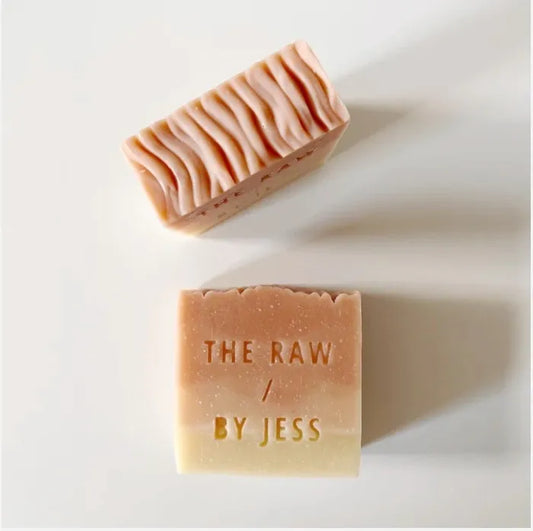 The Raw By Jess Face and Body Soap - Pink Clay + Grapefruit