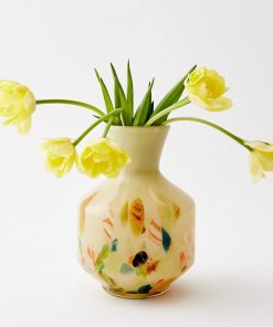 Impressionist Multicoloured Glass Vase