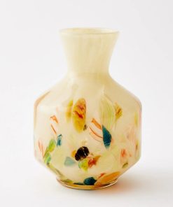 Impressionist Multicoloured Glass Vase